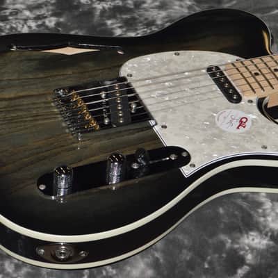 2021 G&L *Tribute*  ASAT Classic Semi-Hollow - Charcoal Blackburst image 8