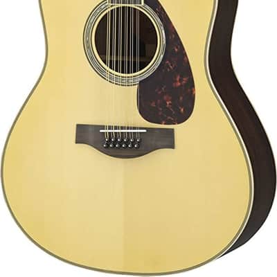 Yamaha LL16-12 12-String Jumbo Acoustic-Electric Guitar, Solid Spruce Top image 2