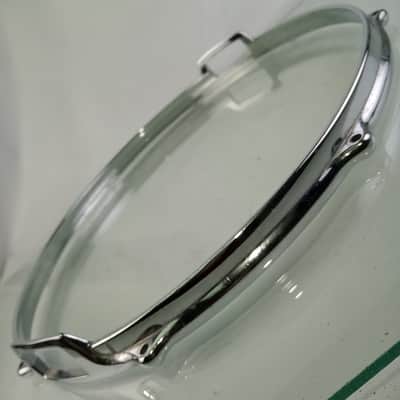 Premier 14" Die-Cast 8-Lug Snare Drum 60-70s Resonant Rim/Hoop Diamond Chrome U4 image 3