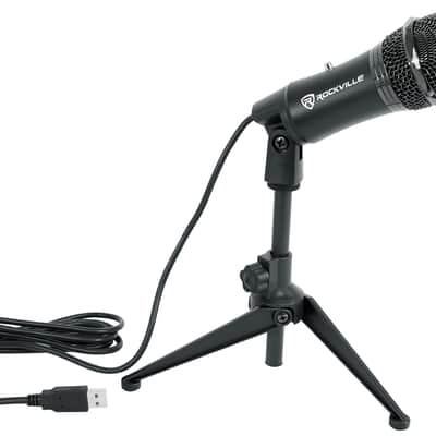 Rockville Z-STREAM USB Computer Home Studio Recording Microphone w/ Pop Filter image 17