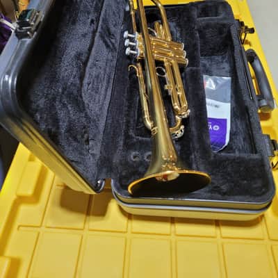 Yamaha Bb Trumpet - Model YTR200ADII - 2026 - Brass Plated - BEAUTIFUL! image 9