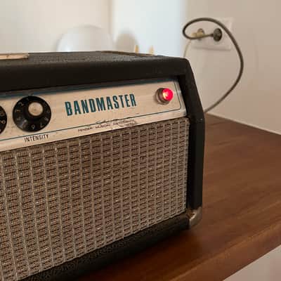Fender Bandmaster "Drip Edge" 50-Watt 2-Channel Guitar Amp Head 1968 - 1969 - Silverface image 2