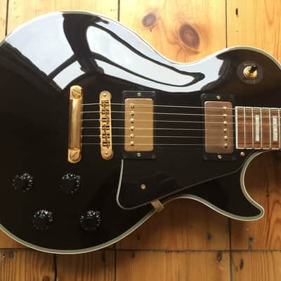 Burny RLC55 Les Paul Custom Electric Guitar image 1