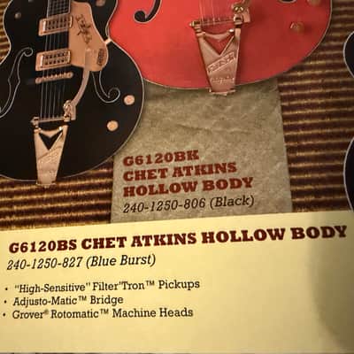Gretsch Chet Atkins Catalog 2007 6120 6119 6122 country gentlemen Tennessean 6121 Tennessee Rose image 5
