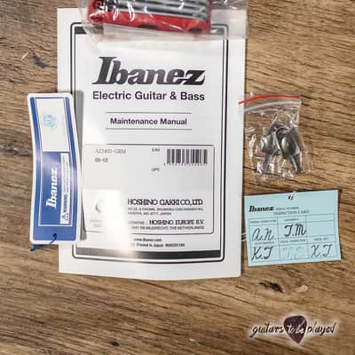 Ibanez AZ2402 Prestige HH Roasted Maple Neck Guitar w/ Case – Gray Metallic image 9
