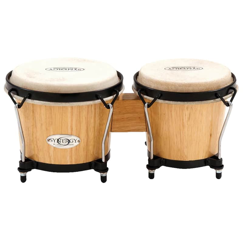 Toca Synergy Wood Bongos - Natural image 1