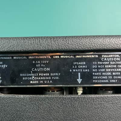 Vintage Fender Vibro Champ 6-Watt 1x8" Guitar Combo 1970 - 1980 image 11