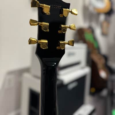 1978 Gibson Les Paul Custom - Cherry Burst painted over in Black by Factory image 9