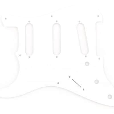 Genuine Fender Vintage '57 Stratocaster Lefty, 8-Hole, White 3-Ply Pickguard image 4