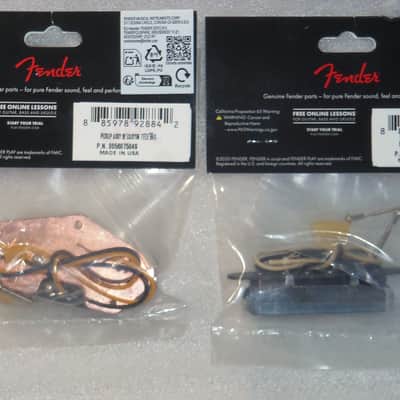 Fender® `62 Telecaster Custom Bridge & Neck Pickup Set~USA~W/Hardware~Brand New image 2