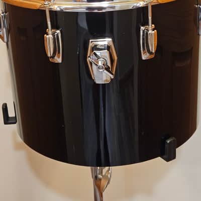 1978 Tama Imperialstar 12x15 Concert Tom Jet Black Made in Japan Vintage image 5