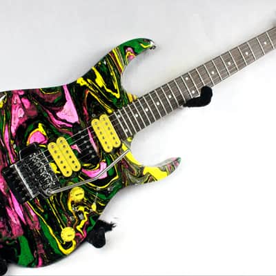 Custom Swirl Painted and Upgraded (MIK) Ibanez RG 270 Electric Guitar image 4