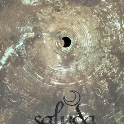 Saluda Green Goddess 14" Hi-Hat Cymbals (Pair) image 4