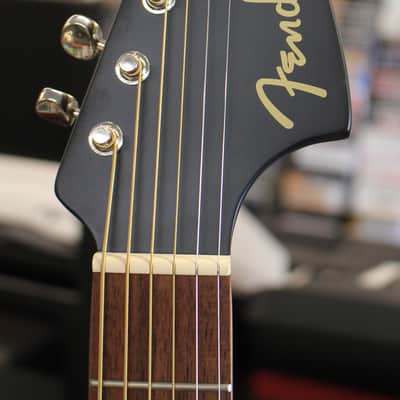 Fender Joe Strummer Campfire Acoustic Electric Guitar Black image 4