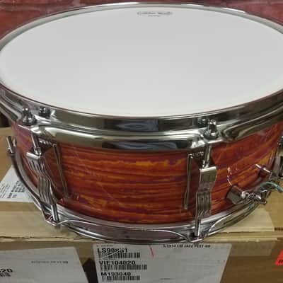 Ludwig *Pre-Order* Legacy Mahogany Reissue Mod Orange Jazz Fest 5.5x14" Snare Drum Made in USA Special Order Authorized Dealer image 6