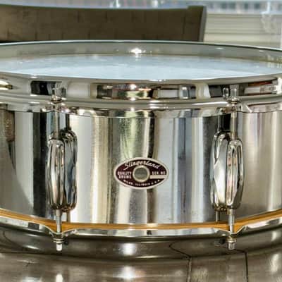 Slingerland Festival snare drum with case and accessories 70s - chrome image 1