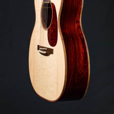 Bourgeois 000 Cutaway Large Soundhole Custom Cocobolo and Bearclaw Adirondack Spruce NEW image 13