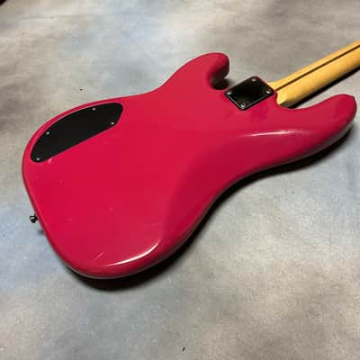 1989 Fender Jazz Bass Special  Razz Berry MIJ image 5