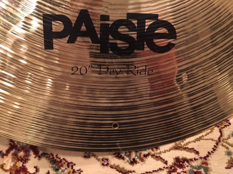 Paiste 20" Sound Formula Dry Ride Cymbal 1993-1996 image 4