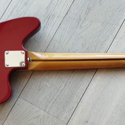 Fender Pawn Shop Series Reverse Jaguar Bass 2013 - Candy Apple Red image 8
