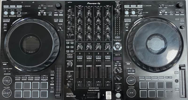 Pioneer DDJ-FLX10 4-Channel DJ Controller 2023 - Present - Black image 1