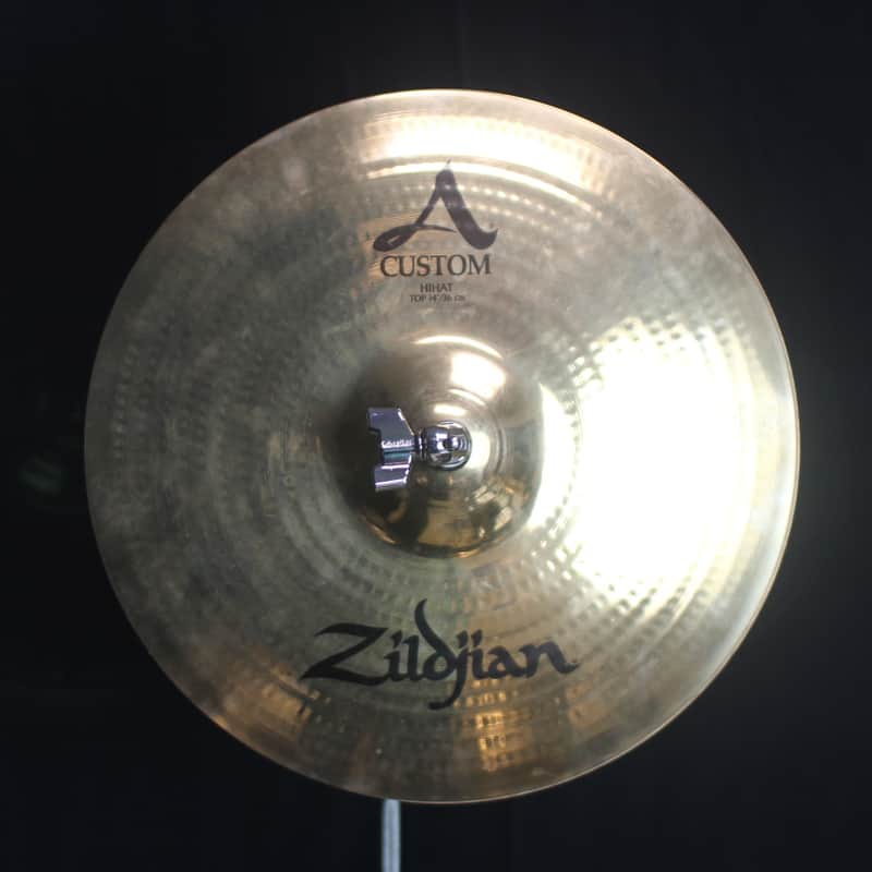 Used Zildjian 14" A Custom Hi Hats - 1024g/1245g (video demo) image 1