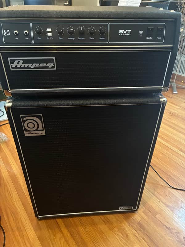 Ampeg Ampeg SVT Classic Tube Head + SVT-410HLF Classic Cabinet 2007 - Black - Mint