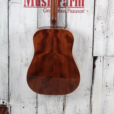 Washburn D100SWE Dreadnought Acoustic Electric Guitar with Hardshell Case image 9
