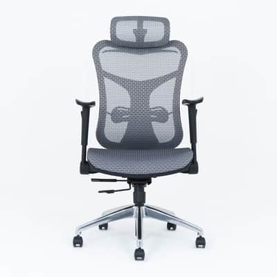 Wavebone Viking Studio Chair w/ Mesh Seat & Headrest – Ergonomic Recording Chair-Grey image 7