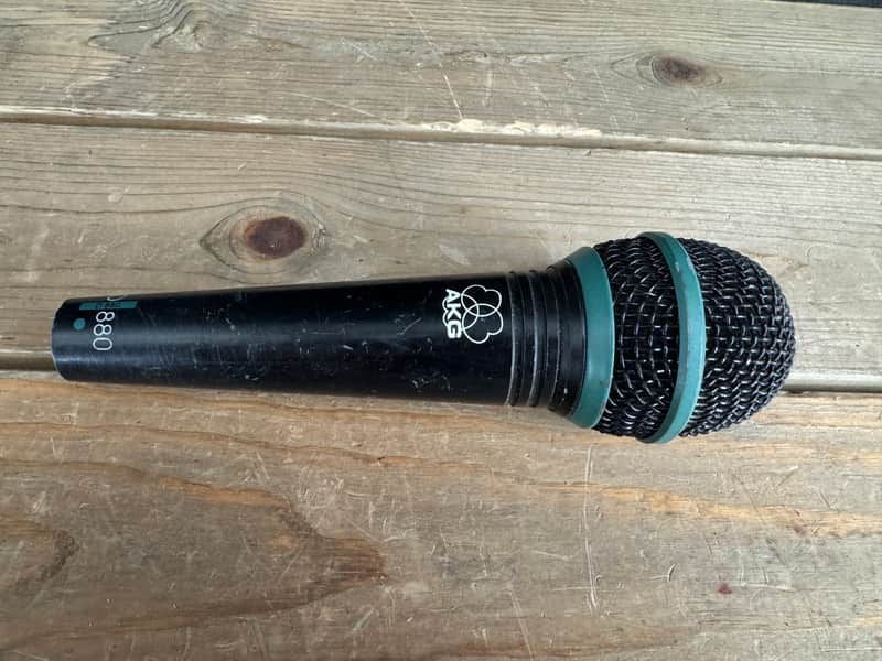 AKG D880 Cardioid Stage Microphone 1990’s - Black image 1