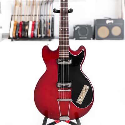 1960 Hofner Colorama II in Cherry Red image 1
