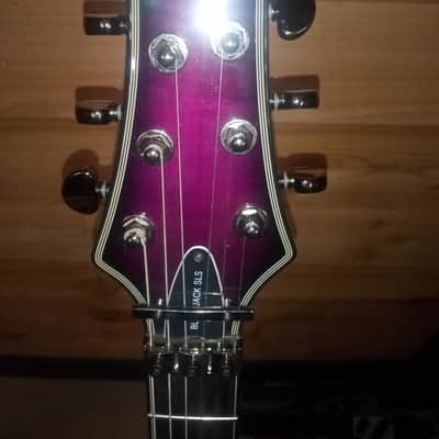 Schecter Blackjack SLS C-1 FR Sustainiac 2015 - see through purple image 9