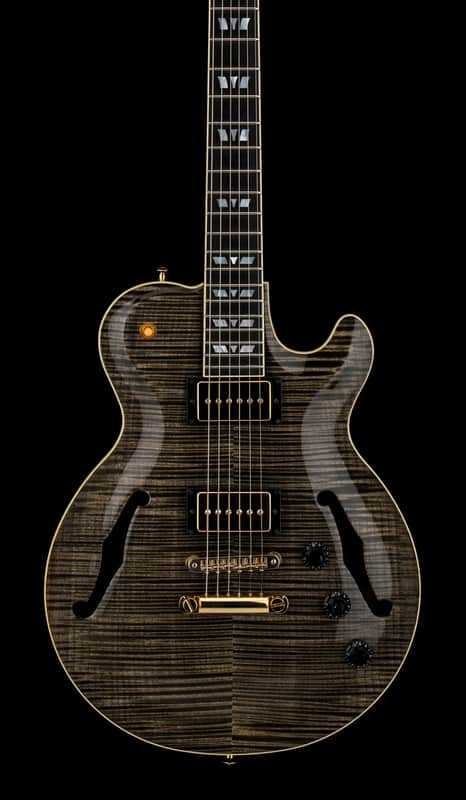 Hamer Custom Shop Monaco SuperPro (2007) - Transparent Black #55378 with Original Hard Case image 1