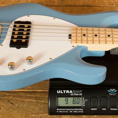 Sterling RAY5 SUB Series StingRay 5 Bass - Chopper Blue image 9