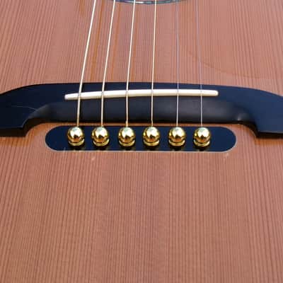 2013 K Yairi WY-1 Electric Acoustic Guitar with cutaway+K Yairi Hard Case image 22