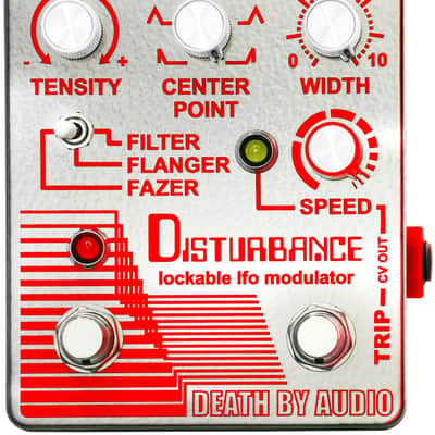 Death By Audio Disturbance Lockable LFO Modulator 2023 - Present - Silver / Red image 5