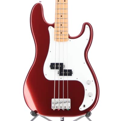 Fender Certified Pre-Owned Standard Precision Bass, Maple Fingerboard, White Pickguard, Candy Cola (O7) (13416) image 1