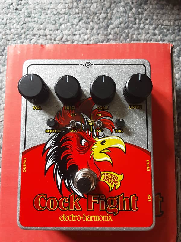 Electro-Harmonix Cock Fight Cocked Talking Wah 2015 - Present - Orange / Gray / Yellow image 1