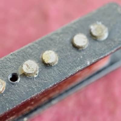Vintage 1960's Fender Pre-CBS Jazz Bass Pickup - Black Bobbin - North Mag 8.21k image 6