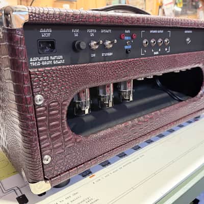 Amplified Nation Trem-Drive Deluxe 100W Head 2023 - Shiraz Croc image 6