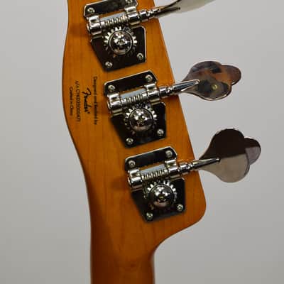 2025 Squier Classic Vibe Telecaster Bass, Maple Fingerboard, Black Pickguard, Mocha image 7