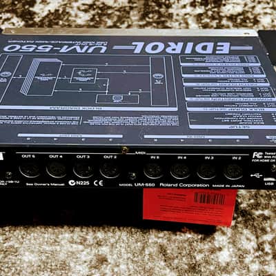 Roland Edirol UM-550 5in/5out USB Midi Interface Patchbay image 3