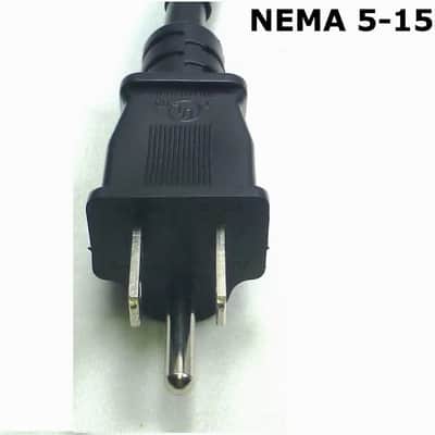 LASE 6 ft AC Power Y Splitter Cable - NEMA 5-15P to IEC320-C13 & NEMA 5-15R image 3