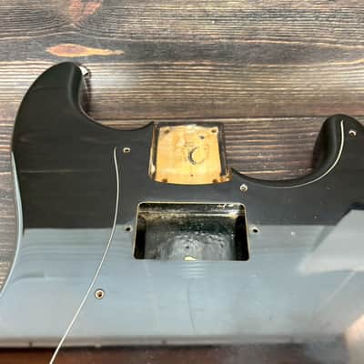 80s Charvel by Jackson Model-3A Body Black w/Kahler 2520 Fulcrum Tremolo/Plate image 5