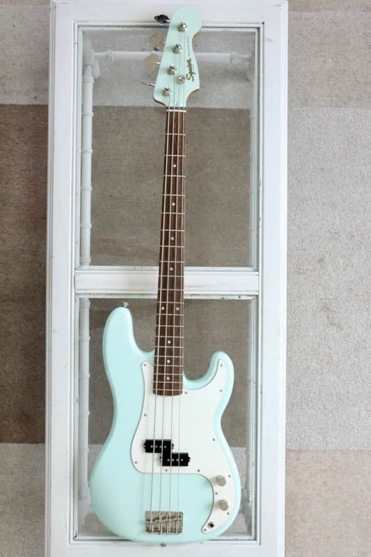 Squier FSR Classic Vibe '60s Precision Bass with Matching Headstock 2021 - Sonic Blue image 1