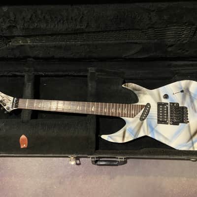 1988 Rand White with Blue and Black Wisps w/ case image 1