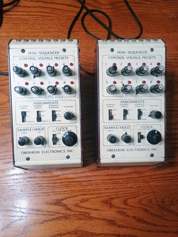 Pair of Oberhiem Cps2 mini sequencers Bild 1