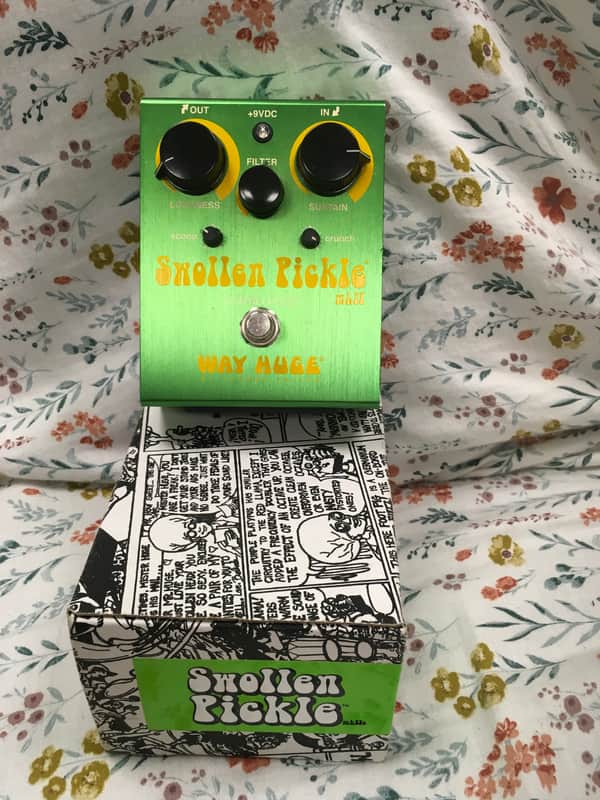 Way Huge WHE401 Swollen Pickle MkII Jumbo Fuzz 2010 - 2019 Green image 1