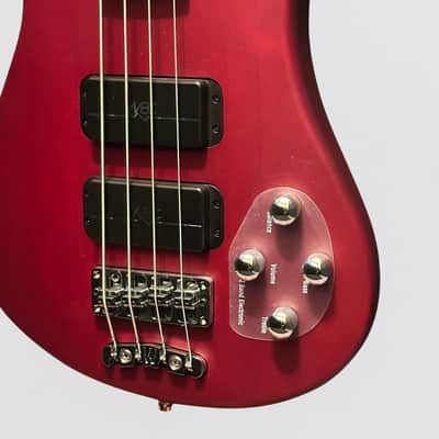 Warwick RockBass Streamer Standard 4-String Electric Bass Guitar - Burgundy Red image 5