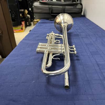 Used Benge Resno Tempered Bell 3 MLP Bb Silver Trumpet Just Serviced with Case image 14
